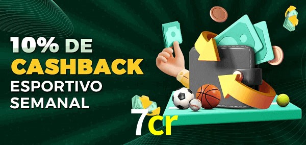 10% de bônus de cashback na 7cr