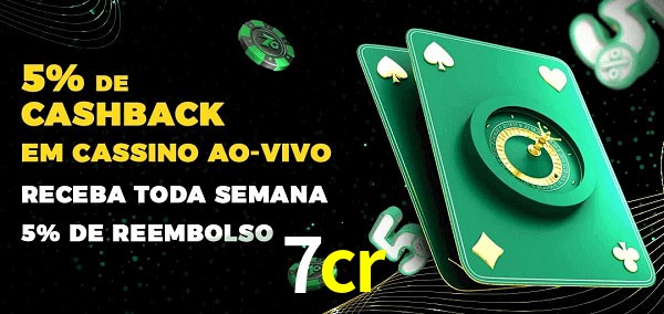 Promoções do cassino ao Vivo 7cr